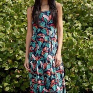 Frank and Oak Floral Tiered
Maxi Dress